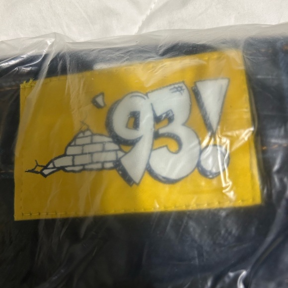 Polar 93 Dark Blue Jeans with Yellow Patch - Picture 2 of 11